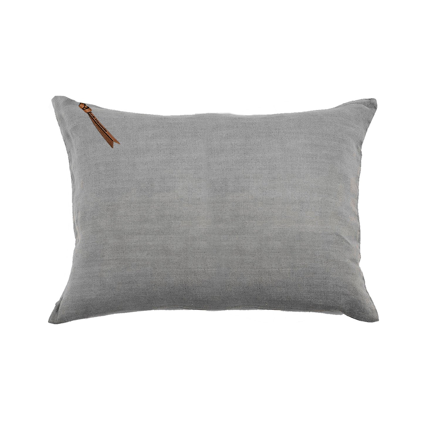 Funda De Cojín · Puro Lino Lavado · Gris