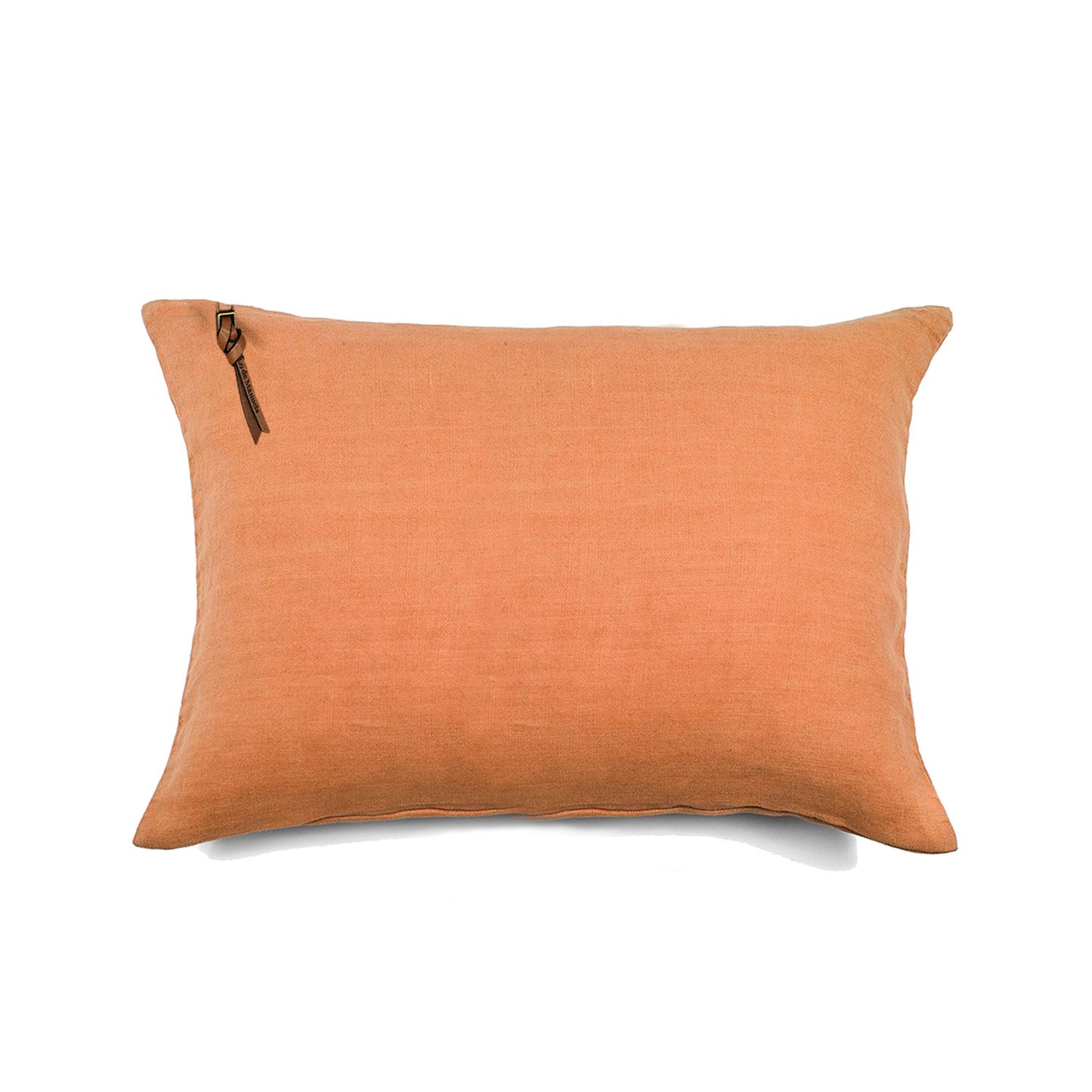 Funda De Cojín · Puro Lino Lavado · Salmón