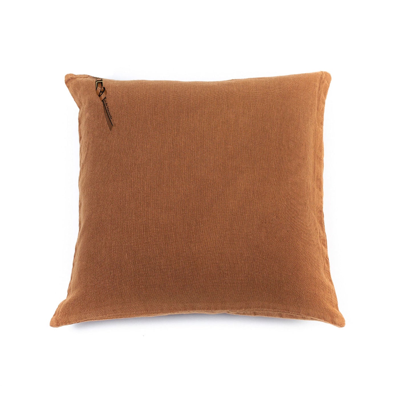 Funda De Cojín · Puro Lino Lavado · Bronce