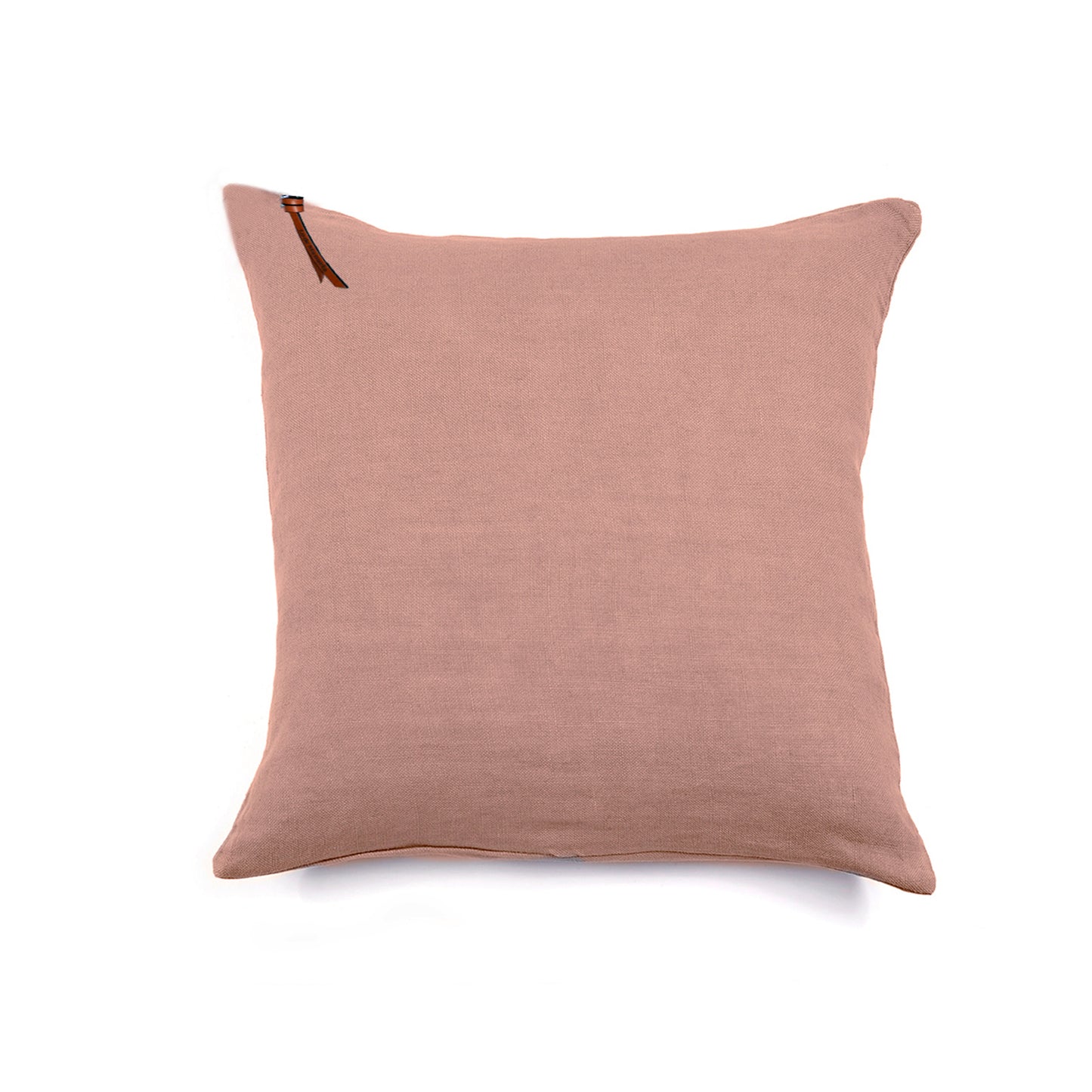 Funda De Cojín · Puro lino lavado · Rosa Tierra