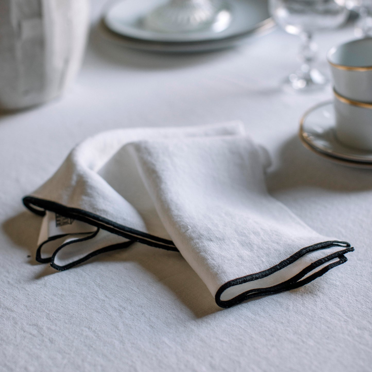 Napkin - Pure Washed Linen - Tea time