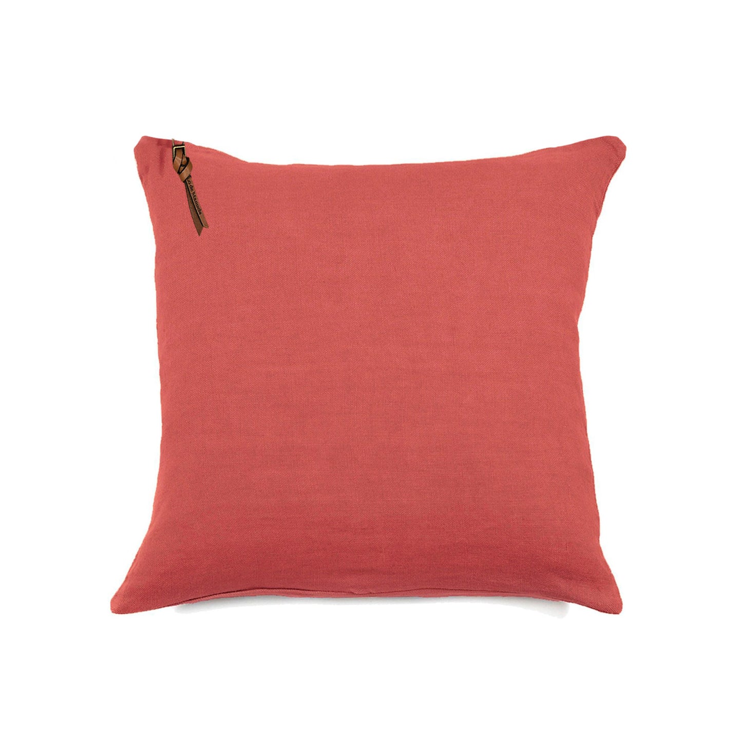 Funda De Cojín · Puro Lino Lavado · Rosa Intenso