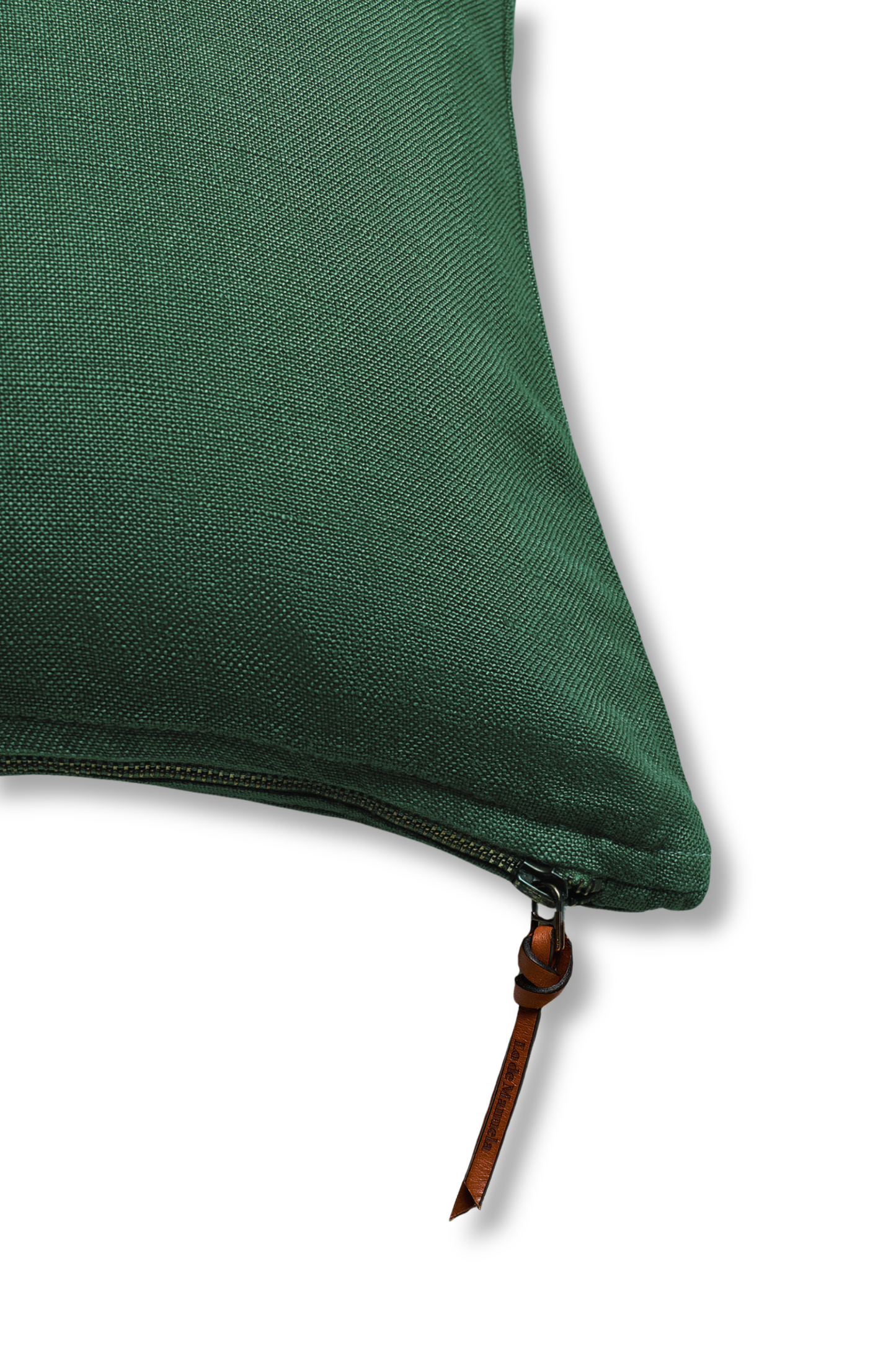 Funda De Cojín · Puro Lino Lavado · Verde Inglés