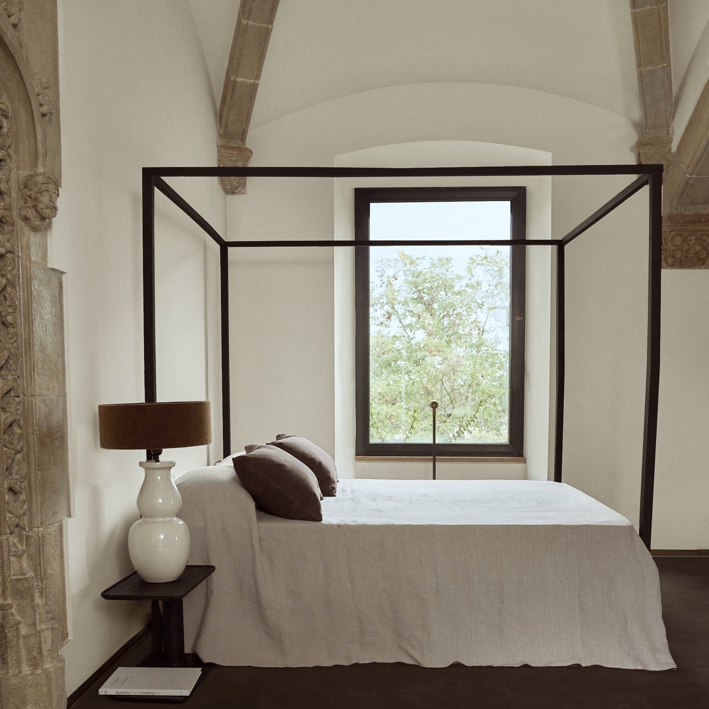 Colcha · Puro Lino Lavado · Bauhaus Filo Beige