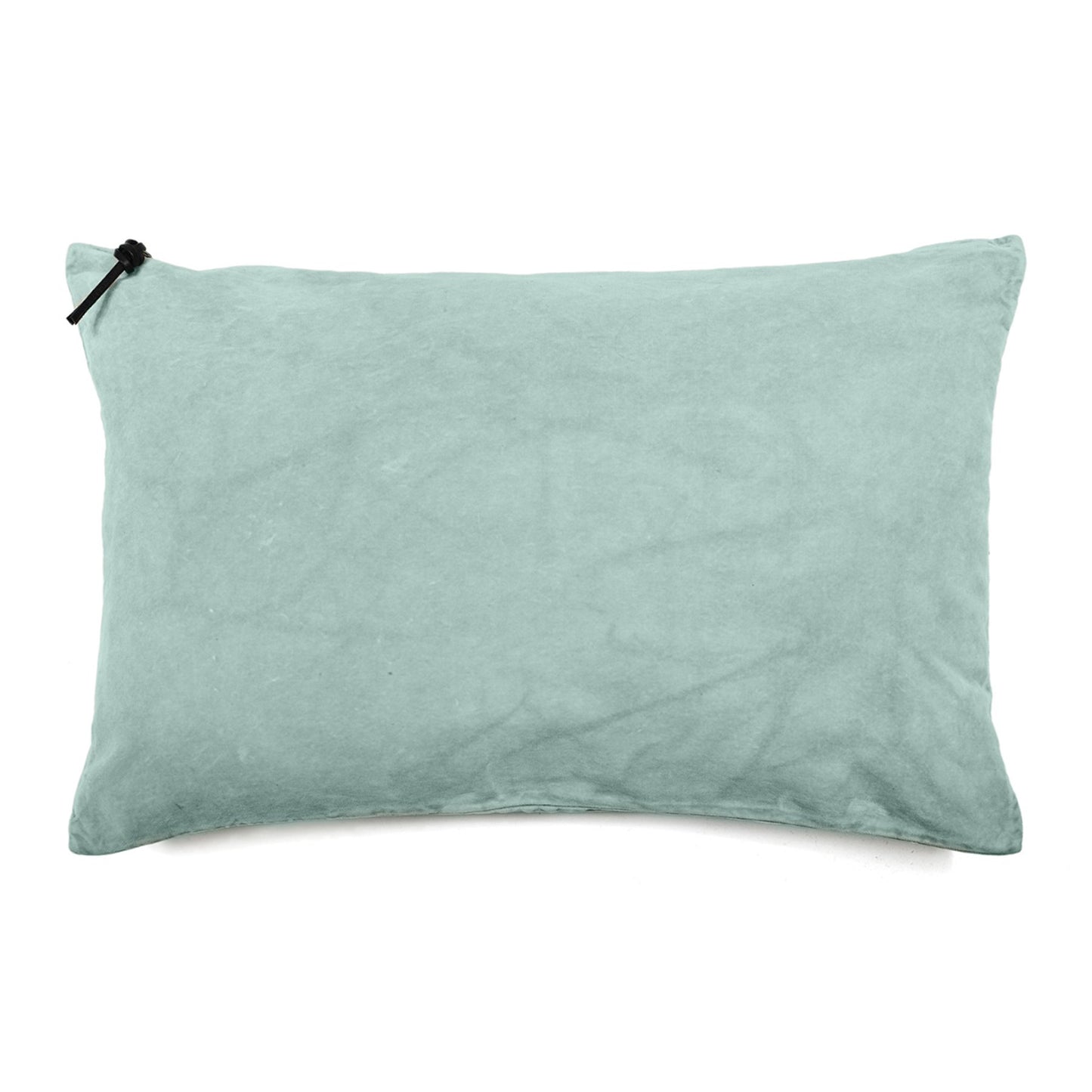 Housse de coussin 60X40 - Velours lavé - Couleur vert d'eau - Lo de Manuela