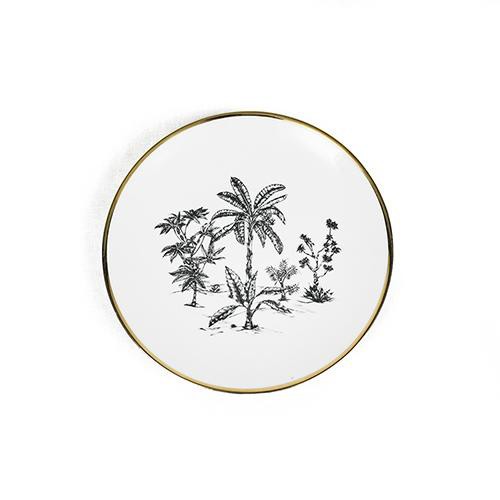 Petit plat - Porcelaine de Limoges - Design Palms - Lo de Manuela