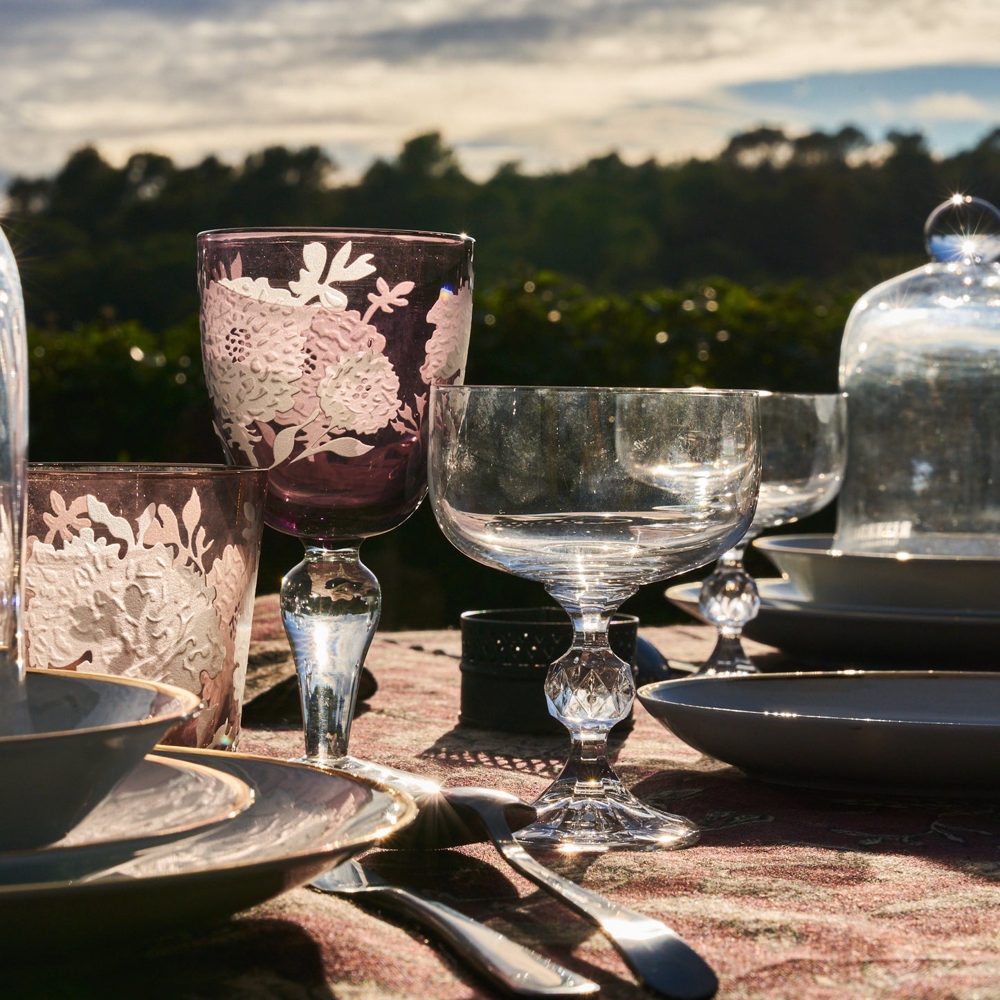 Verres à champagne - Lot de 6 - Cristal - Duchesse