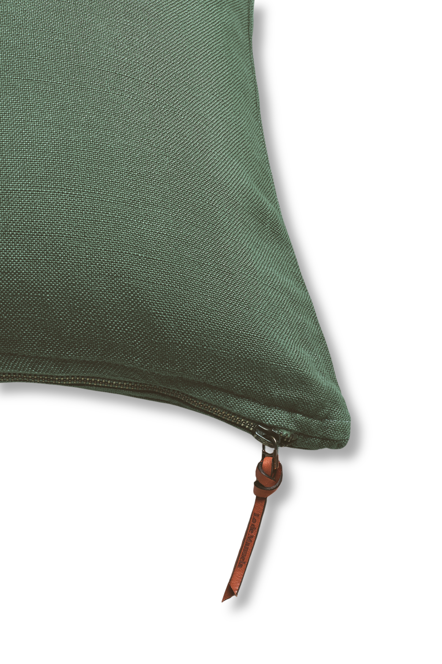 Funda De Cojín · Puro Lino Lavado · Verde Acacia
