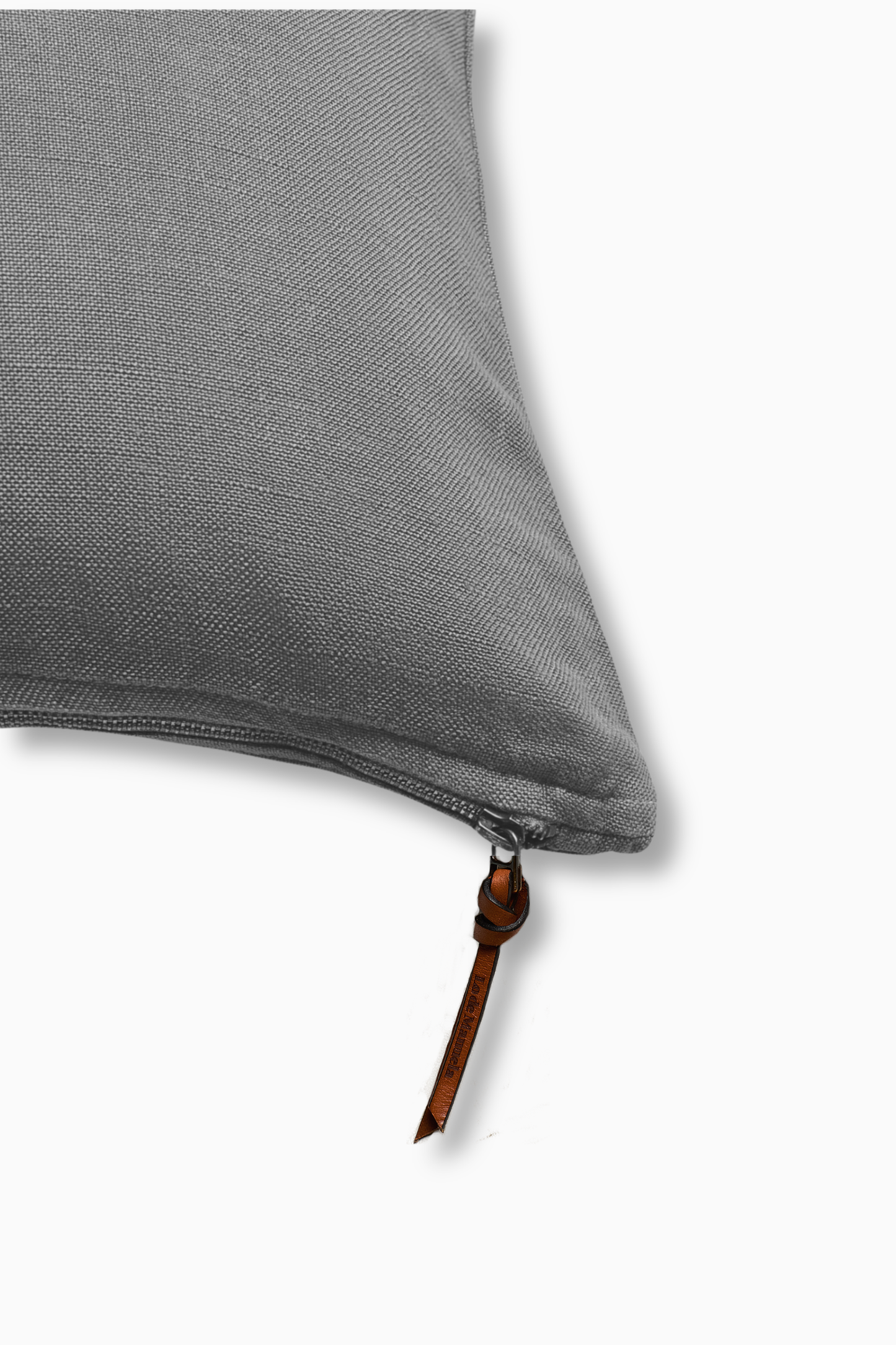 Funda De Cojín · Puro Lino Lavado · Gris
