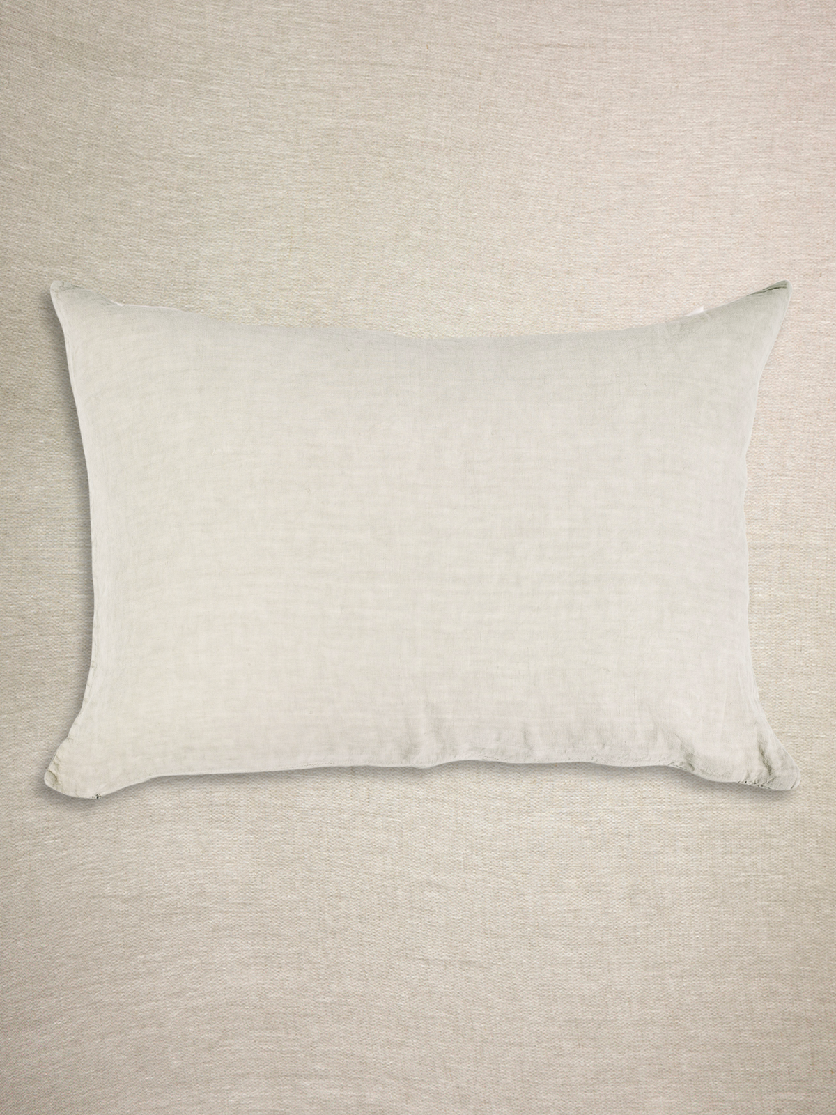 Funda de Almohada · Puro Lino Lavado · Color Beige