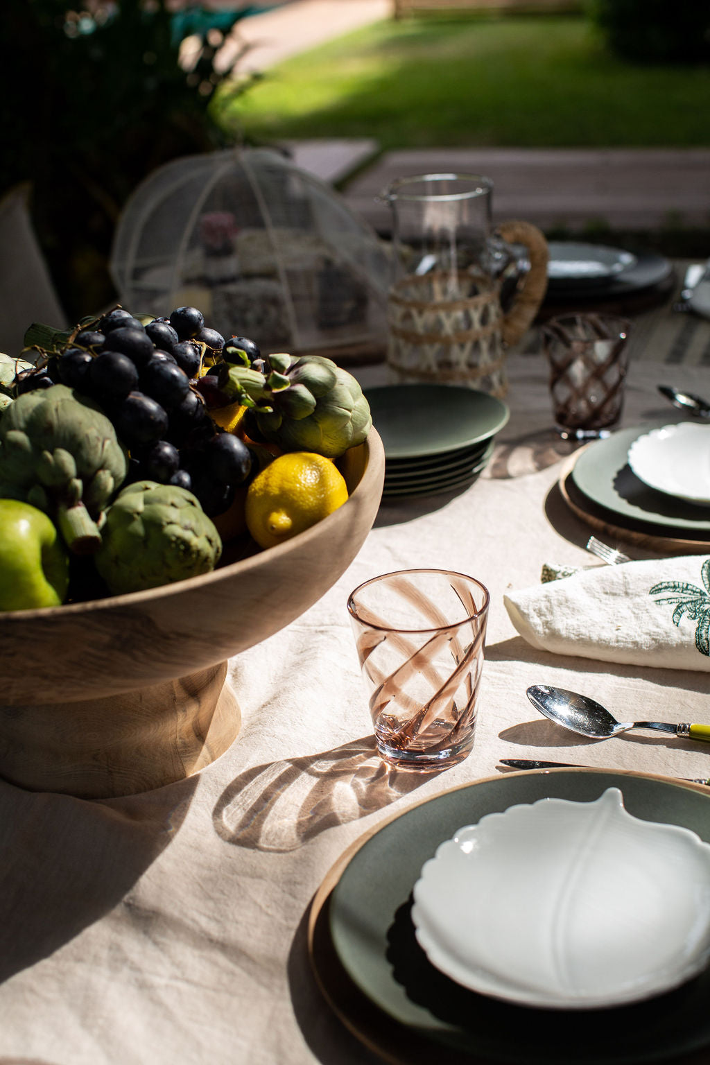 Vasos · Metacrilato · Diseño Espiral · Set de 6 · Marrón