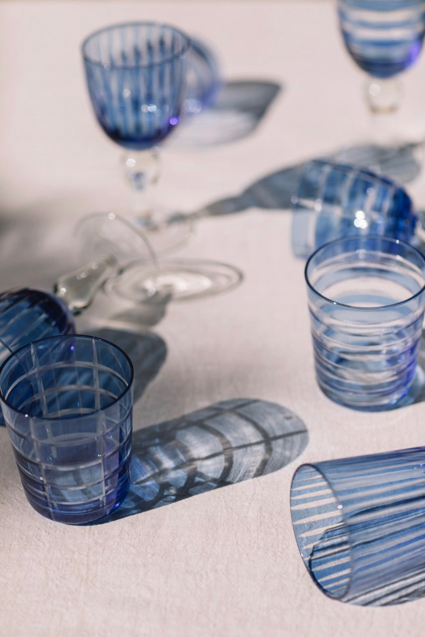 Vasos Poirot · Cristal · Set de 6