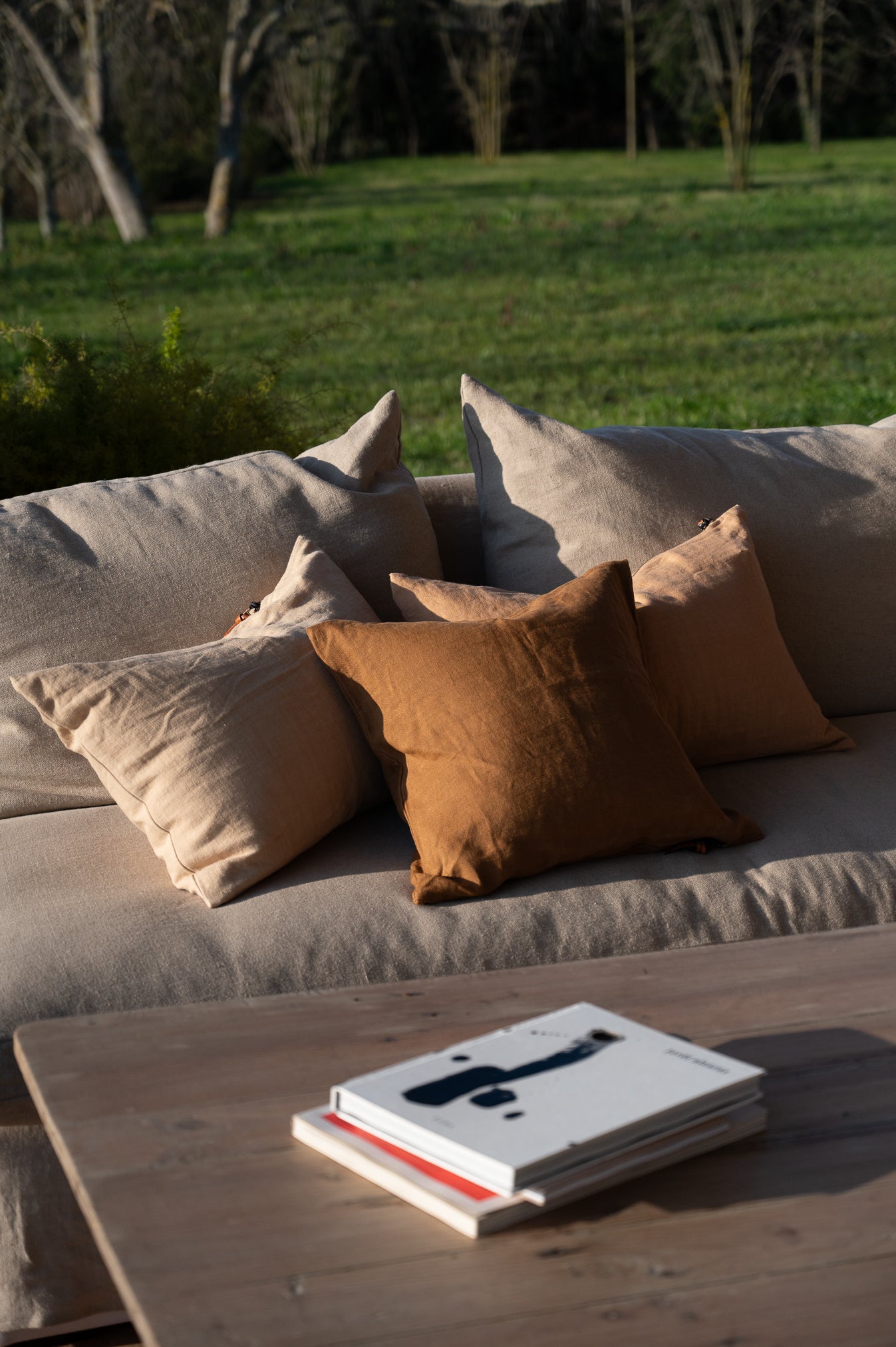 Funda De Cojín · Puro lino lavado · Whisky