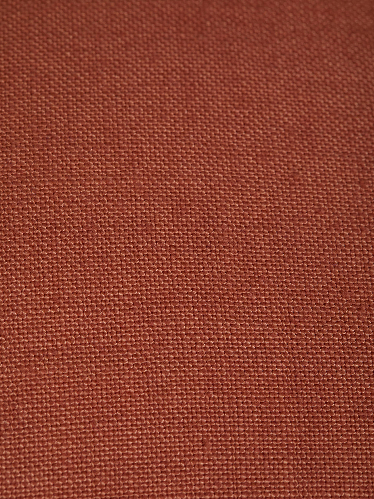 Funda De Cojín · Puro Lino Lavado · Naranja Oscuro