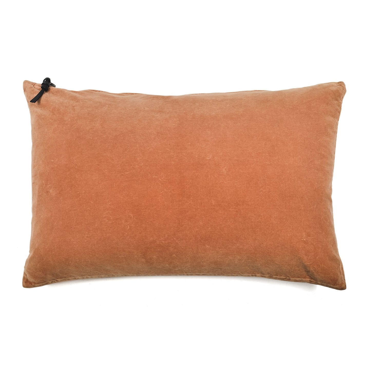 Funda De Cojín 60X40 · Terciopelo Lavado · Color Salmón - Lo de Manuela