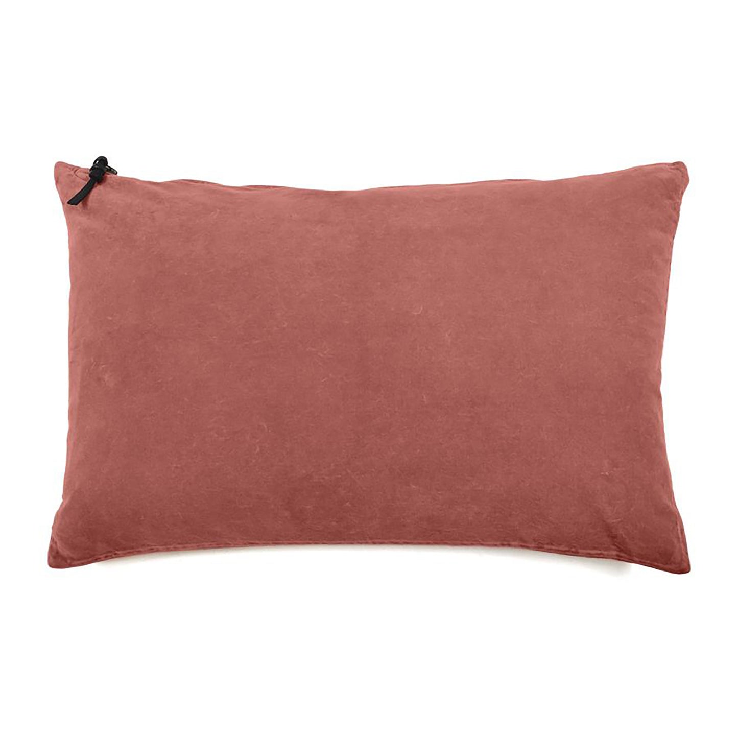 Funda De Cojín · Terciopelo Lavado · Rosa Intenso