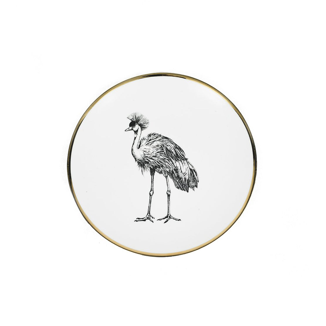 Plato de pan · Porcelana de Limoges · Diseño grulla