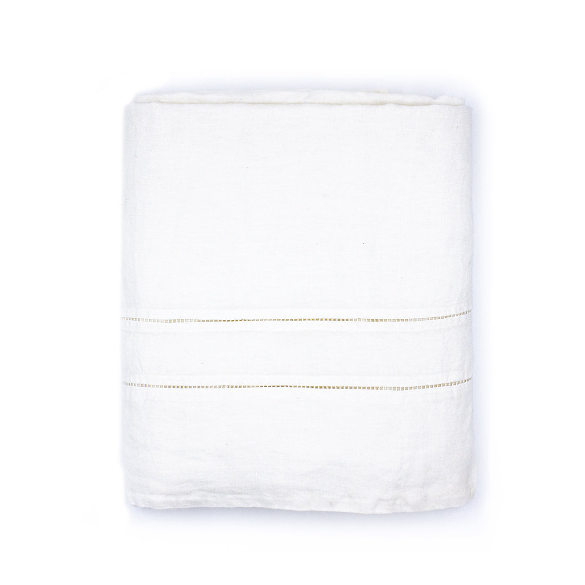 Sábana Encimera · Puro Lino Lavado · Color Marfil