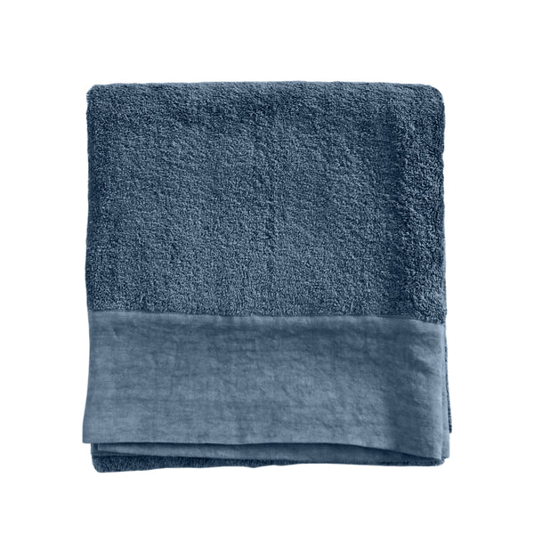 Toalla · Acabado Lino lavado · Color Azul Medianoche