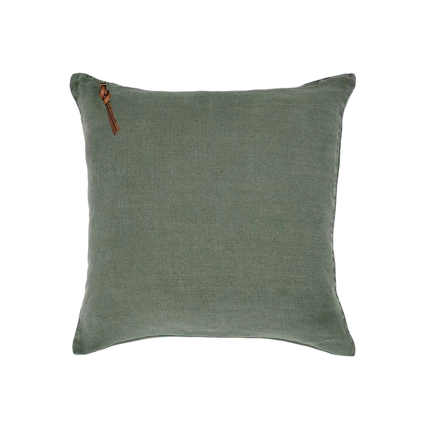 Funda De Cojín · Puro Lino Lavado · Verde Acacia