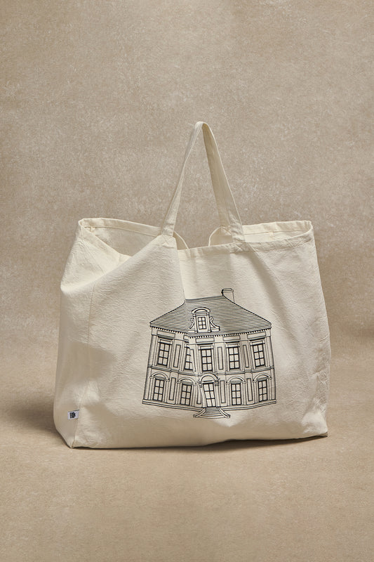 Bolsa · Algodón Lavado · Casa Lo de Manuela · Marfil/Negro