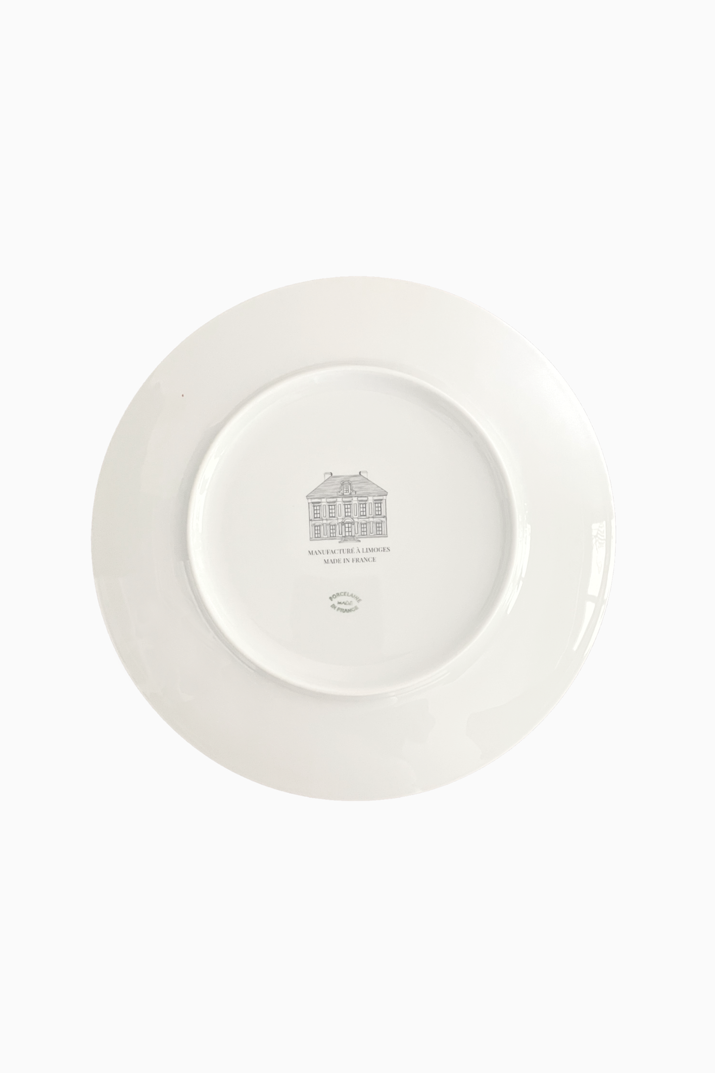White tableware - Limoges Porcelain - Gold edge