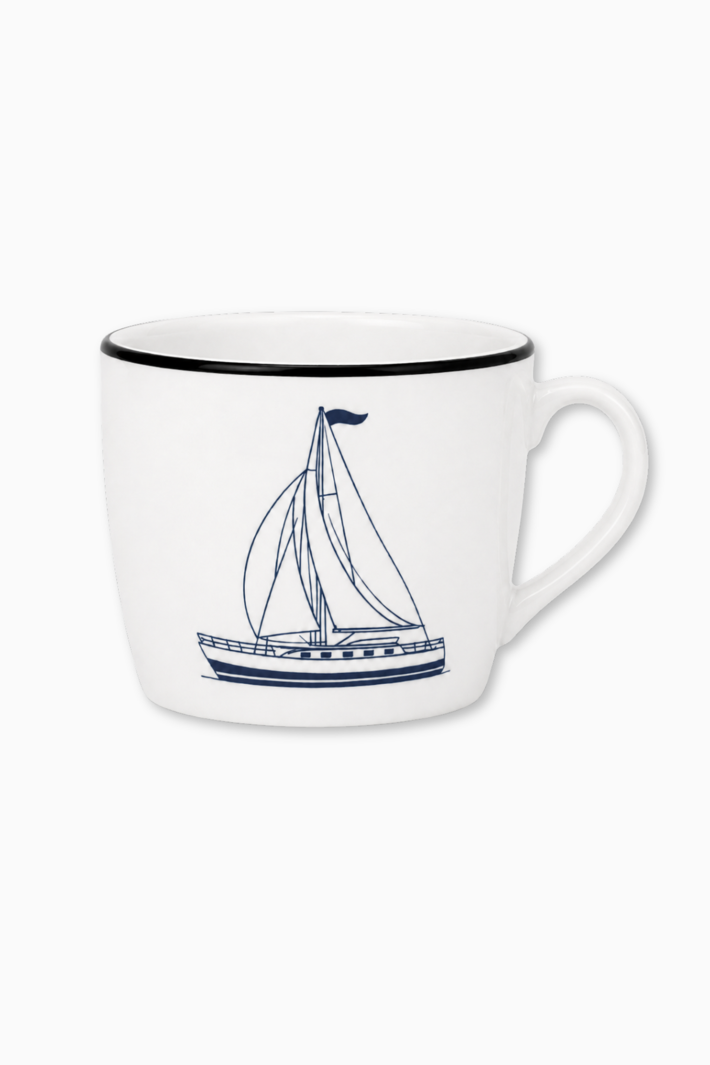 Vajilla · Porcelana de Limoges ·  Barco