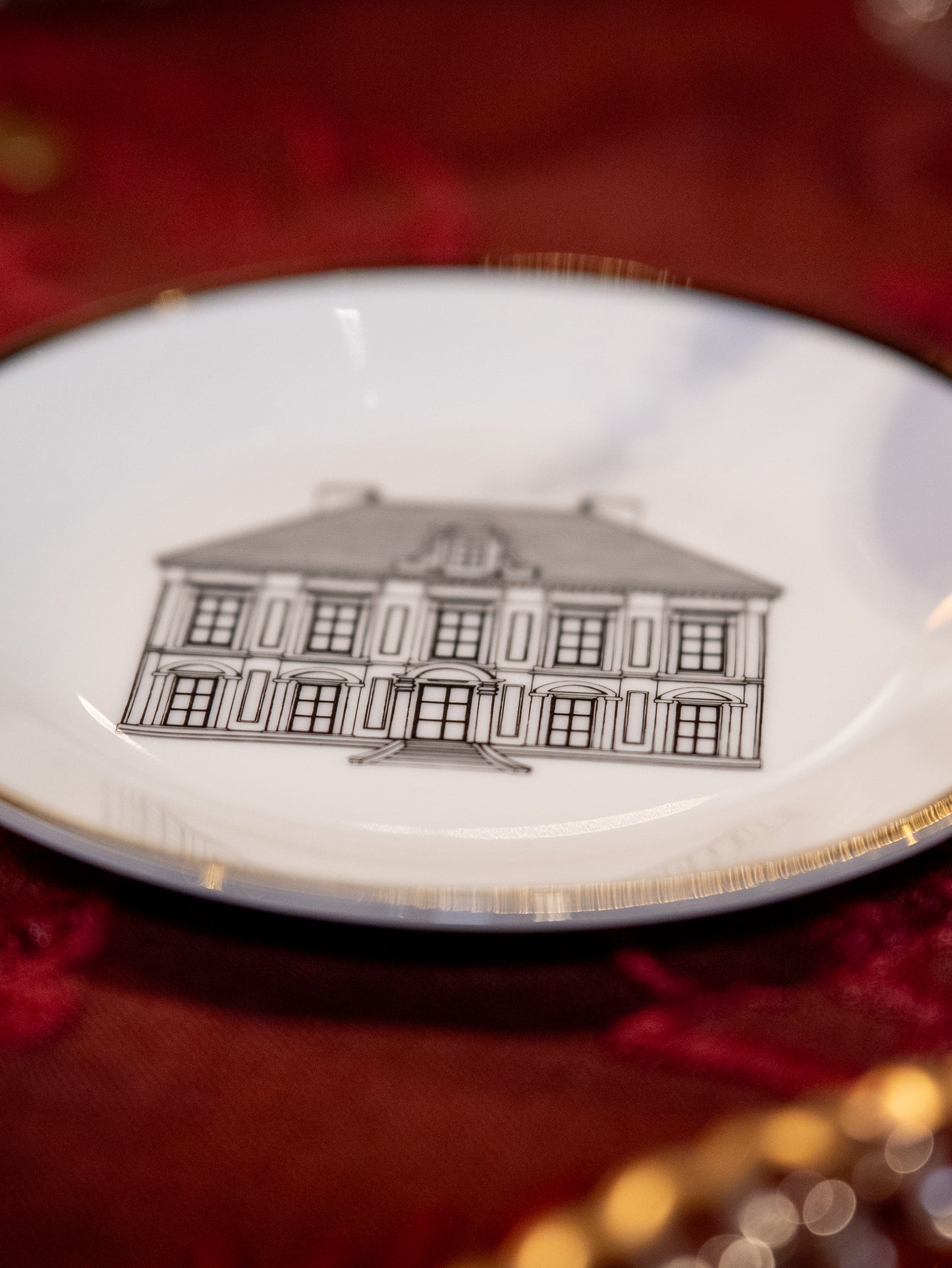 Bread plate 15 cm - Limoges Porcelain - Design Lo de Manuela's house