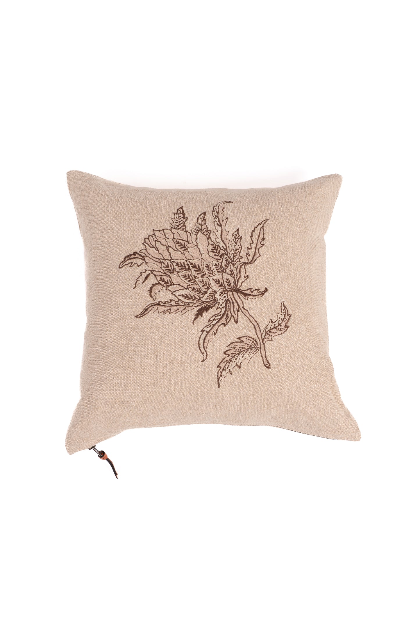 Funda De Cojín · Puro Lino Lavado · Cardeña