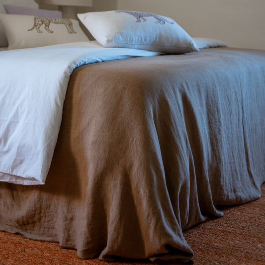 Bedspread - Pure Washed Linen - Bauhaus