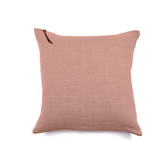 Funda De Cojín · Puro lino lavado · Rosa Tierra