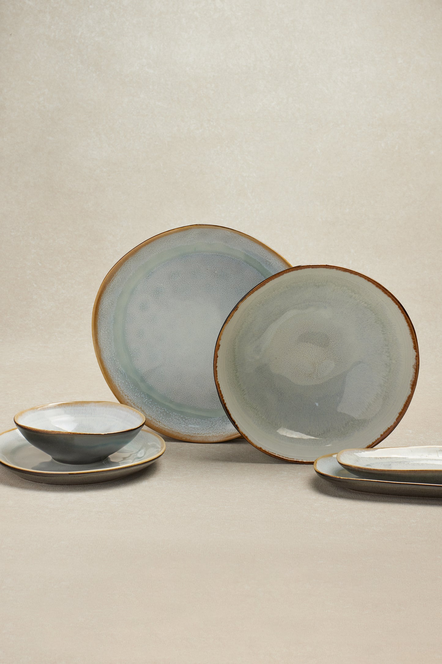 Dinnerware - Grès - Aqua green