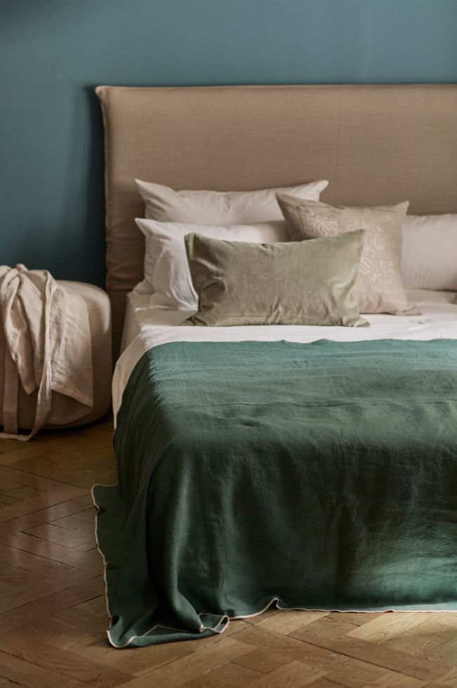 Plaid · Puro Lino Lavado · Bauhaus Filo Beige