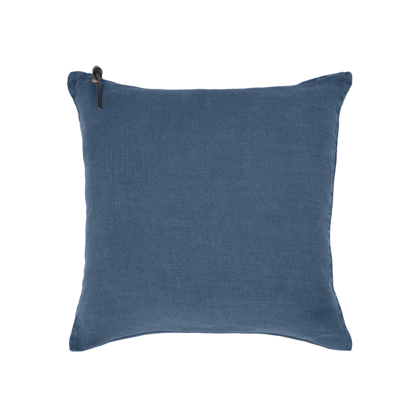 Funda De Cojín · Puro Lino Lavado · Azul Petróleo