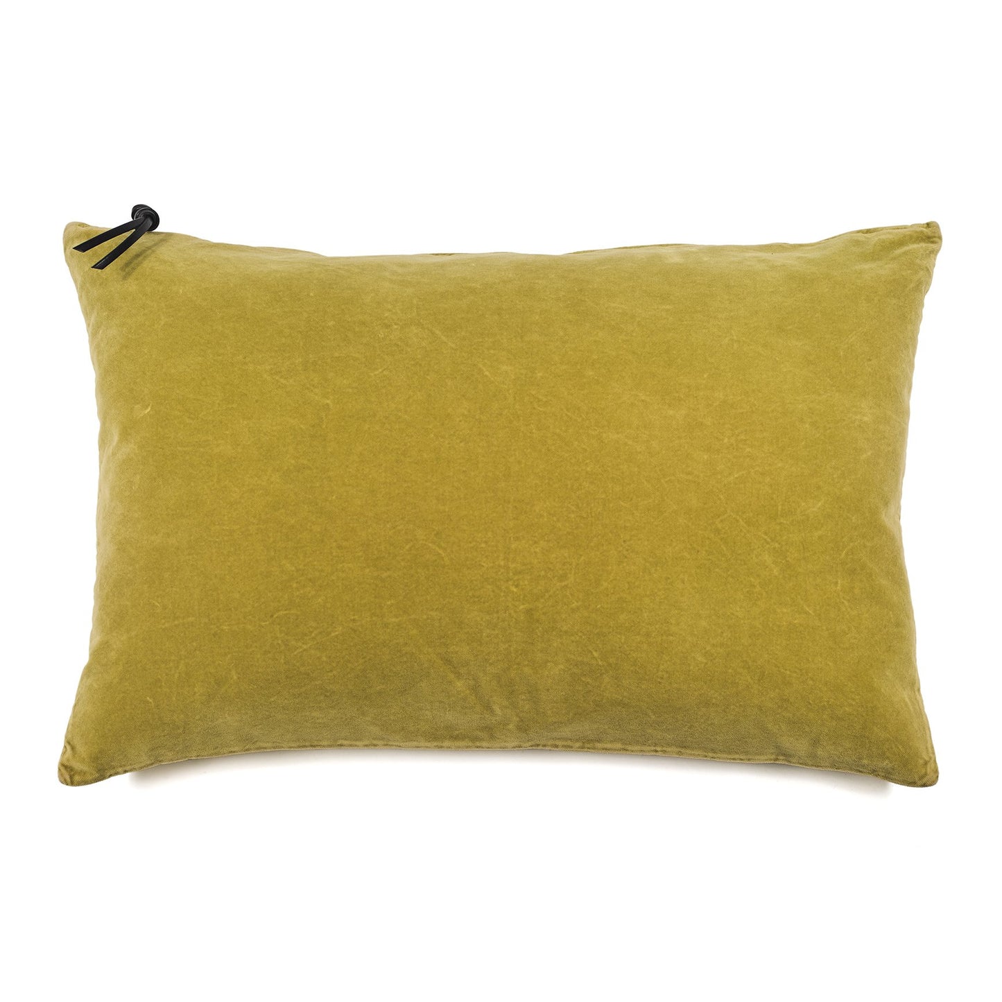 Cushion Cover 60X40 - Washed Velvet - Lime Color - Lo de Manuela
