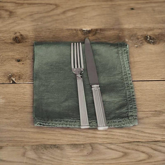 Napkin - Pure Washed Linen - Acacia Green