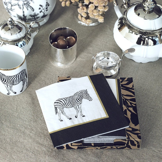 Paper Napkins - Serengeti Design (Pack Of 20)