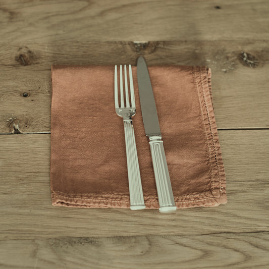 Napkin - Pure Linen Washed - Terracotta