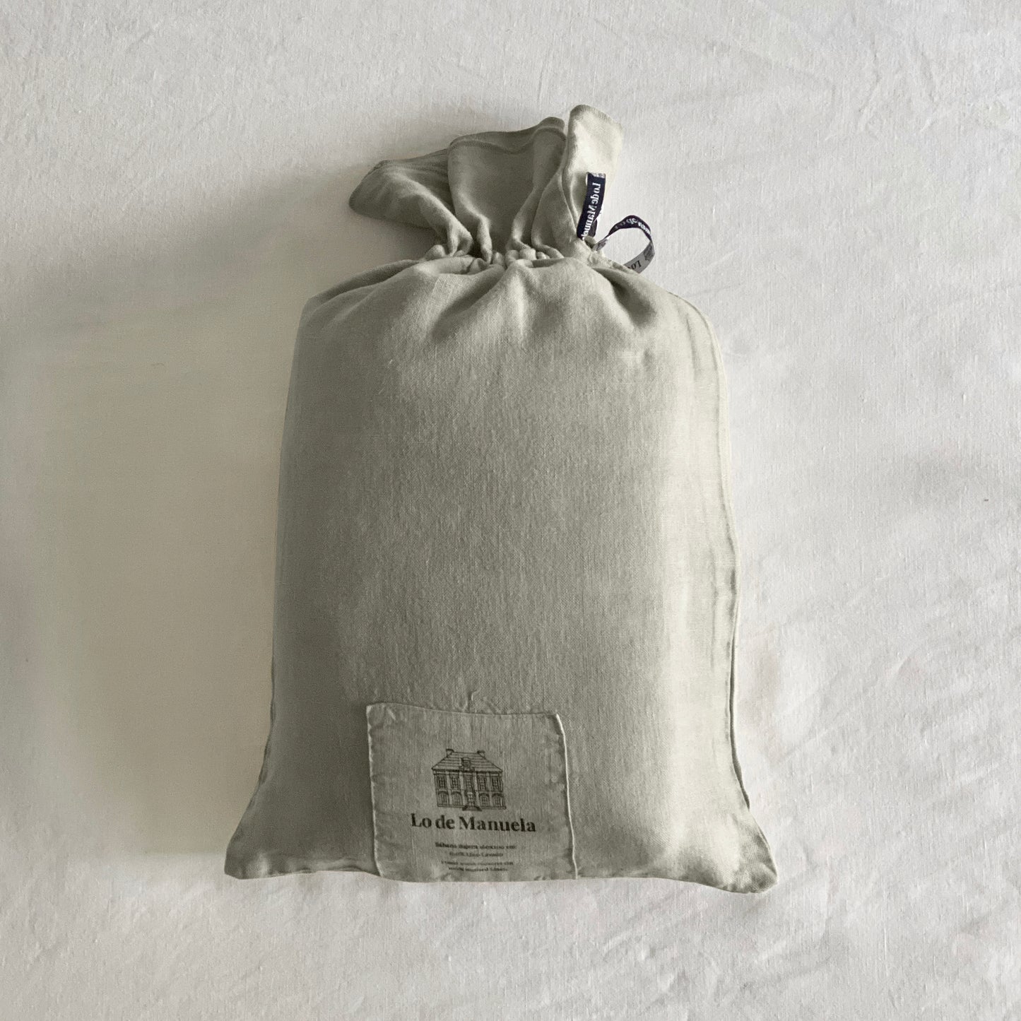 Fitted Sheet - Pure Washed Linen - Khaki Color