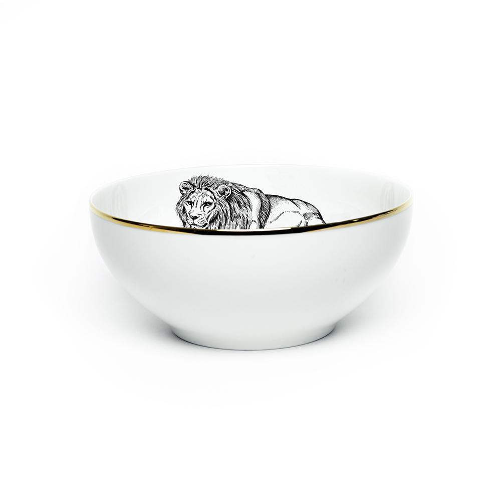 Salad Bowl - Limoges Porcelain - Leon Design - Lo de Manuela
