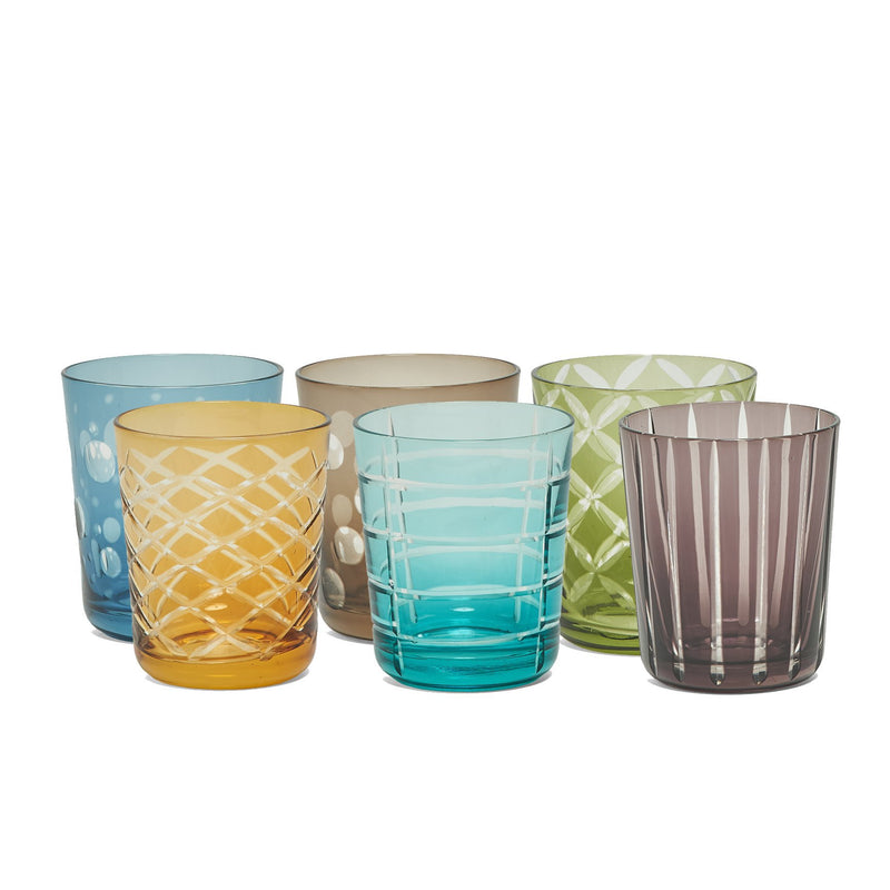 Glasso Set de 6 Vasos Cristal