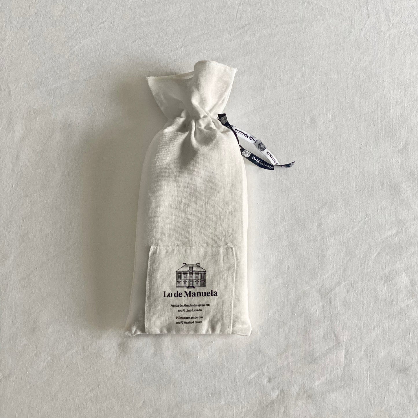 Pillowcase - Pure Washed Linen - Ivory Color