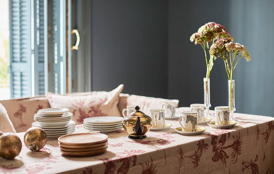 Combinar materiales en la mesa de Navidad | Lo de Manuela