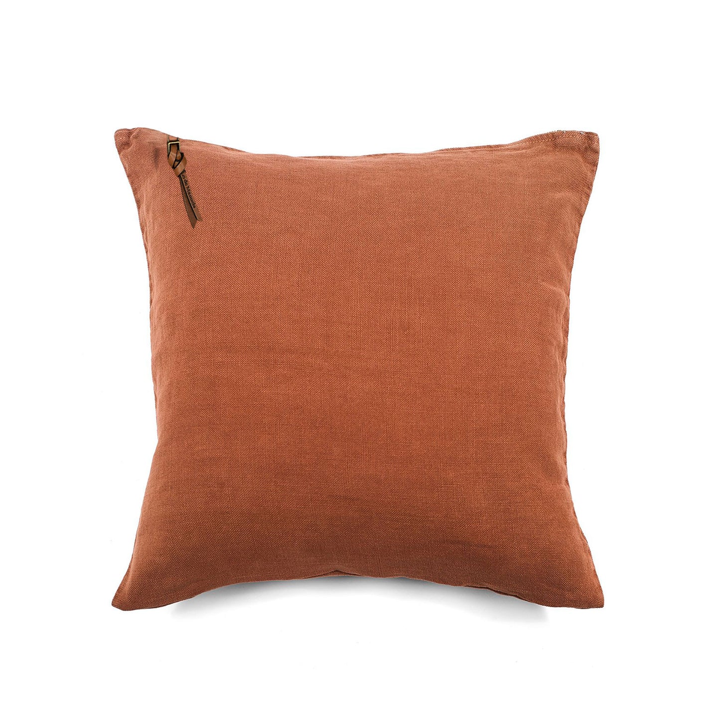 Funda De Cojín · Puro Lino Lavado · Terracota