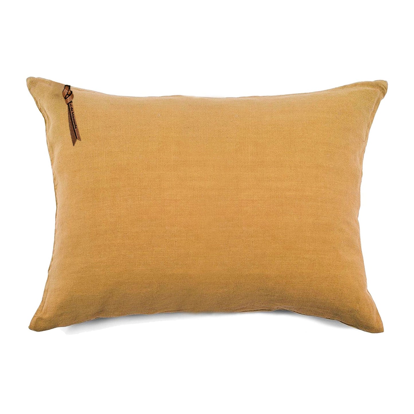 Funda De Cojín · Puro Lino Lavado · Mostaza