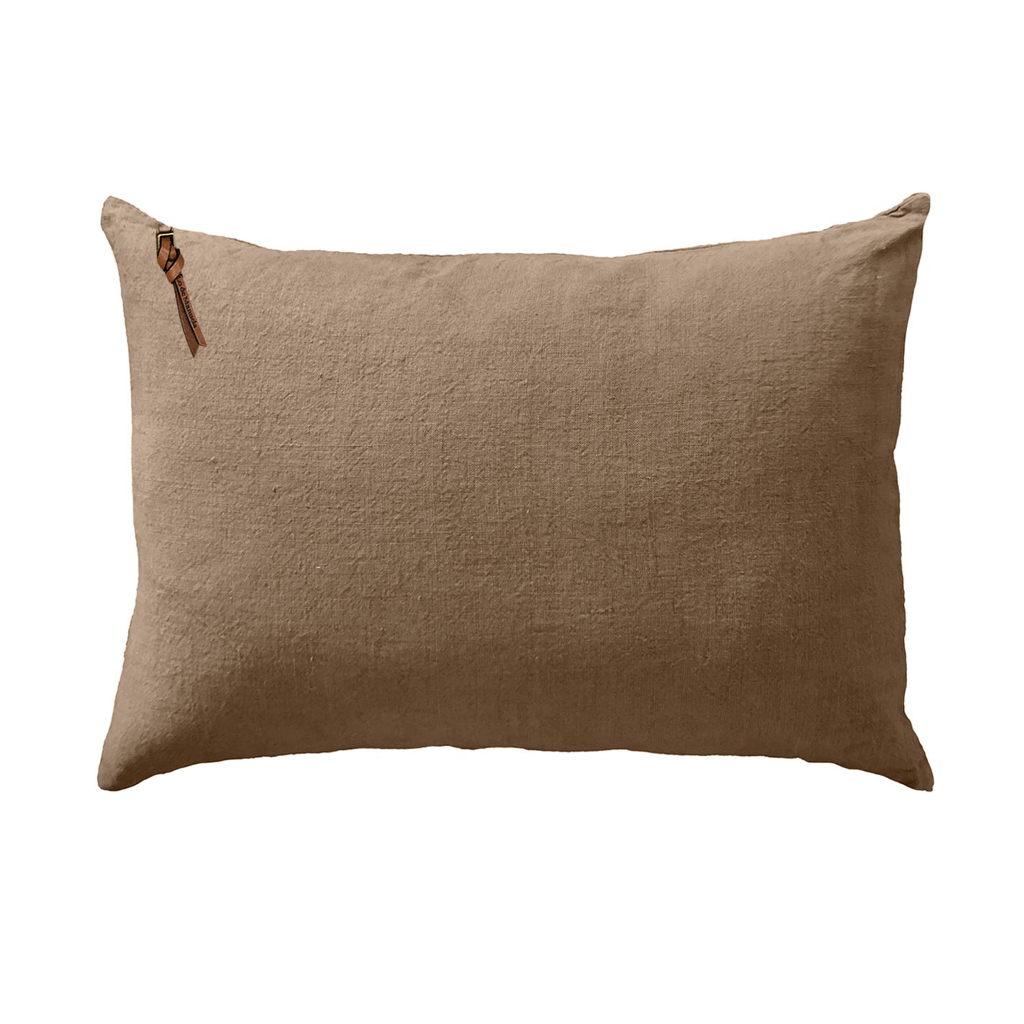 Funda De Cojín · Puro Lino Lavado · Pardo