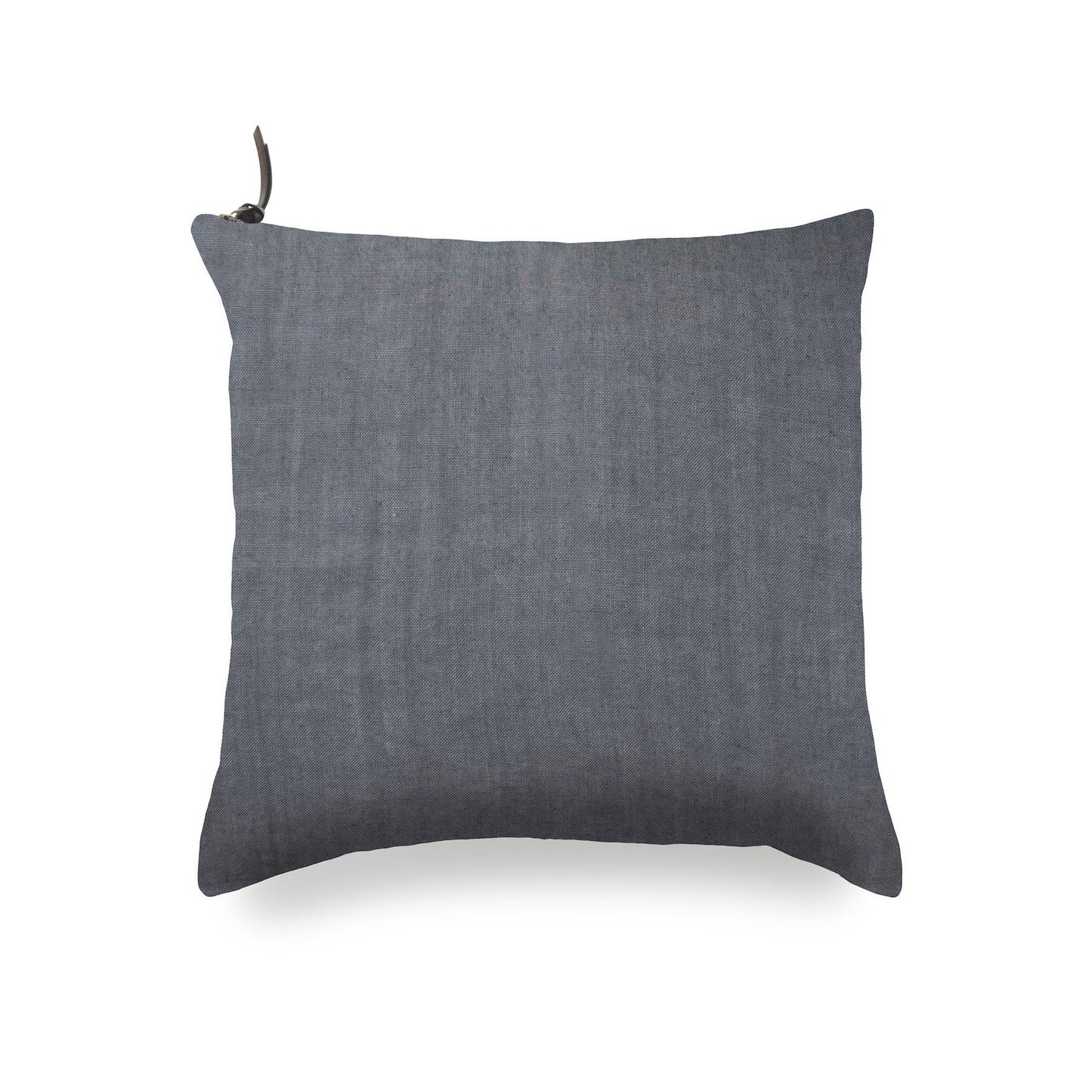 Funda De Cojín · Puro Lino Lavado · Azul Piedra