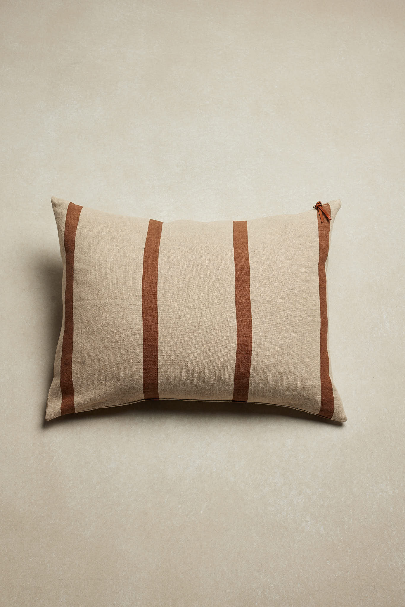 Funda de Cojín · Puro Lino Lavado · Rayas