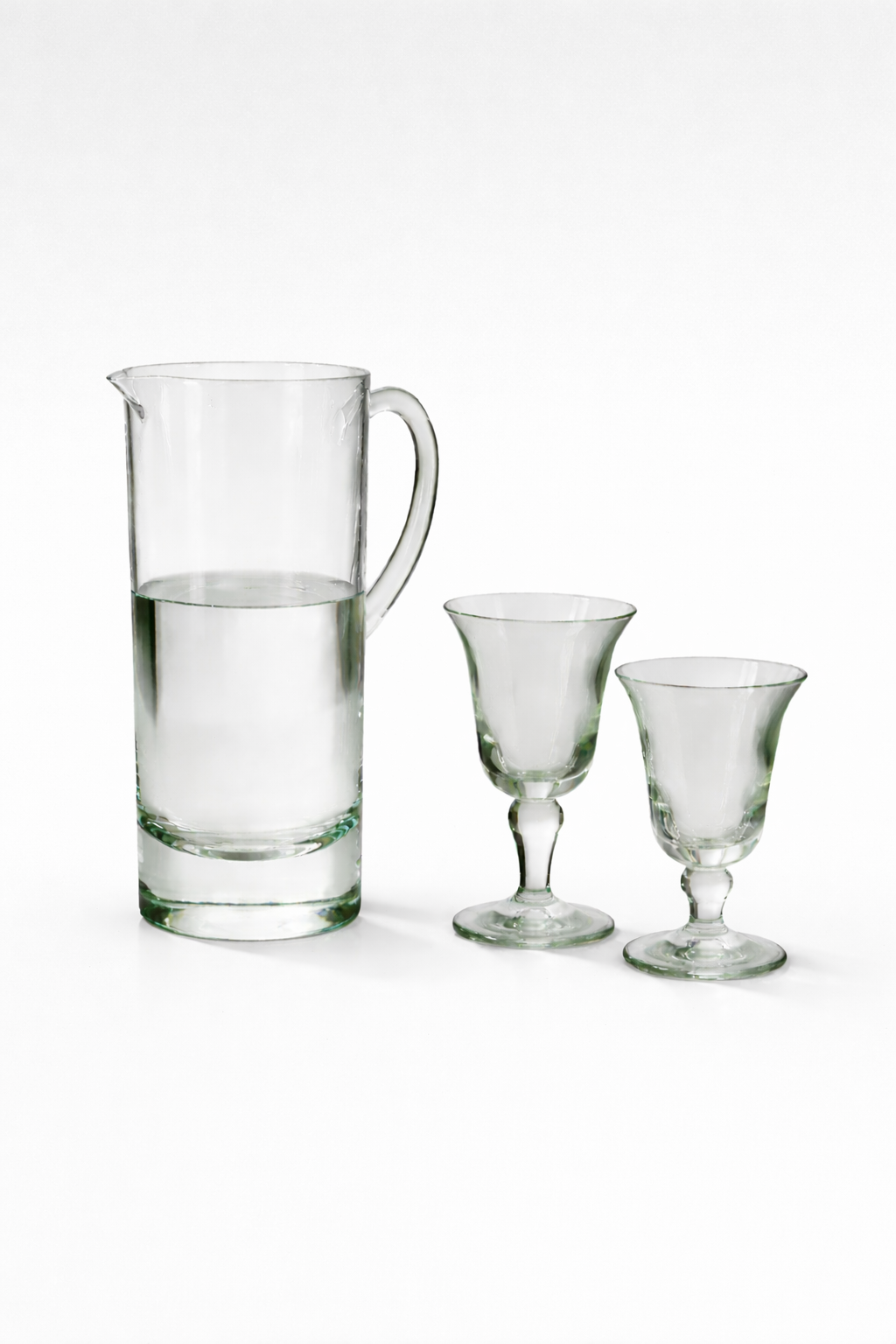 Vasos/Jarra · Verde Agua · Hostal · Set 6 ud
