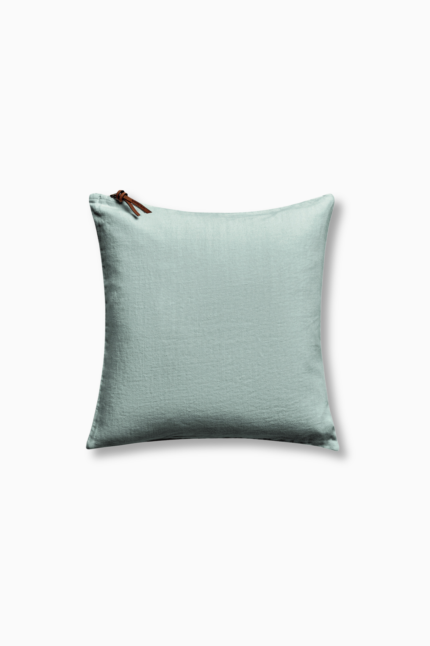 Funda De Cojín · Puro Lino Lavado · Verde Agua